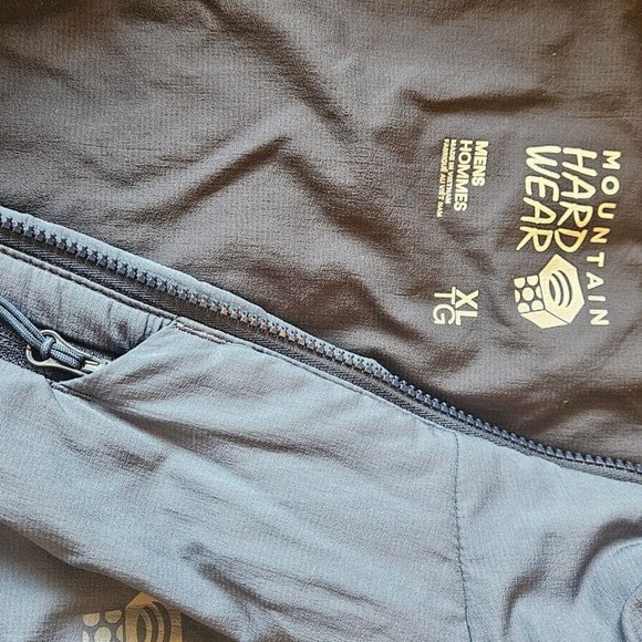 Men's Mountain Hardwear Kor Airshell Jacket Size XL Blue Slate - Picture 4 of 7